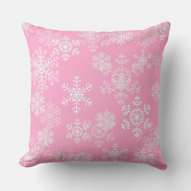 Almofada de Natal Flocos de Neve (Frente)
