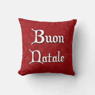 Almofada de Natal Italiana Buon Natale