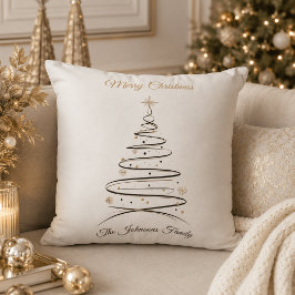Almofada de Natal Minimalista Moderna e Elegante