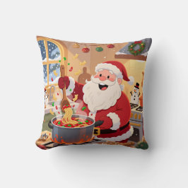 Almofada de Natal Personalizada do Chef Santa com
