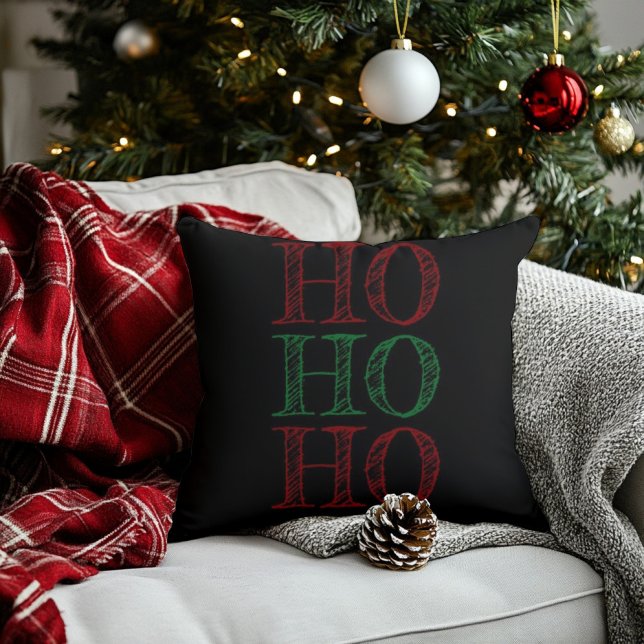 Almofada de Natal Preta (Criador carregado)