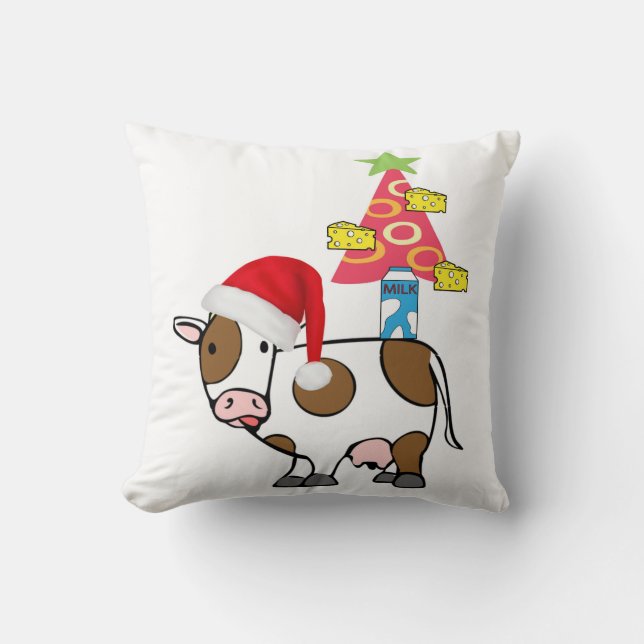 Almofada de Natal, Queijo do Leite Country Cow (Frente)