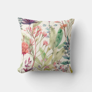 almofada de padrão vintage floral