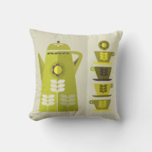 Almofada de Pote de café inspirada no meio século