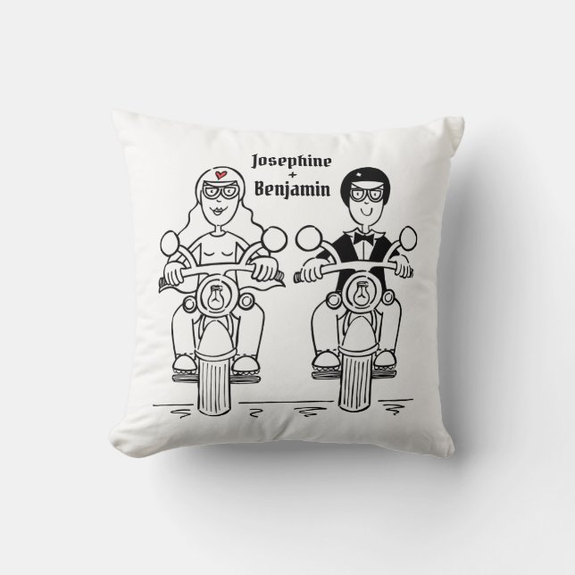 Almofada de Presente de Motociclismo Personalizado (Frente)