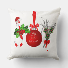 Almofada de Tecido Algodão Alegria de Natal