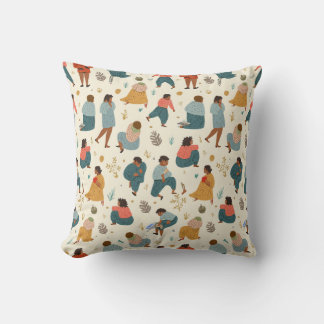 Almofada de travesseiro com design de padrão moder