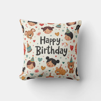 almofada de travesseiro de aniversário
