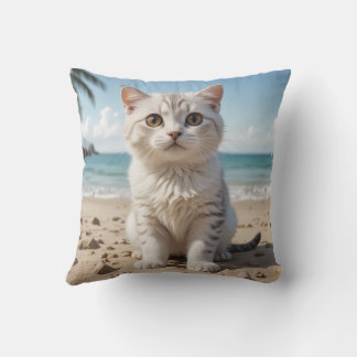Almofada de travesseiro de gatinho giro