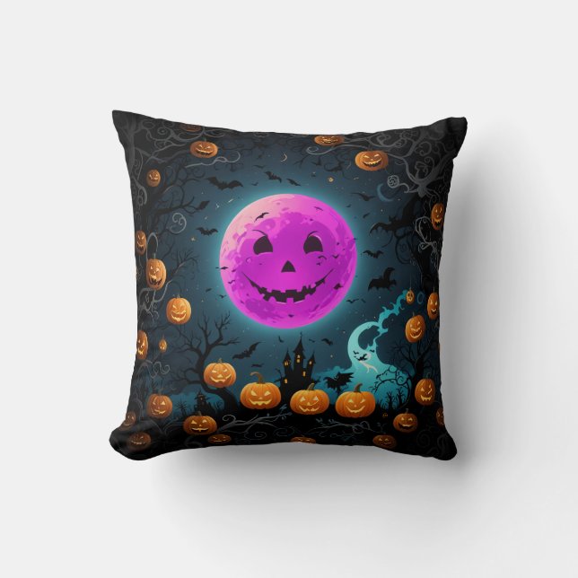 almofada de travesseiro de halloween (Frente)