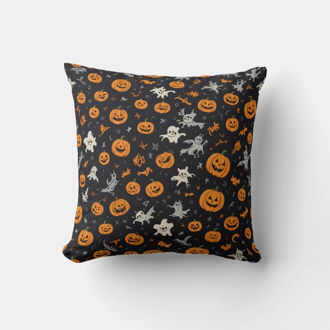 Almofada de travesseiro de Halloween (Frente)