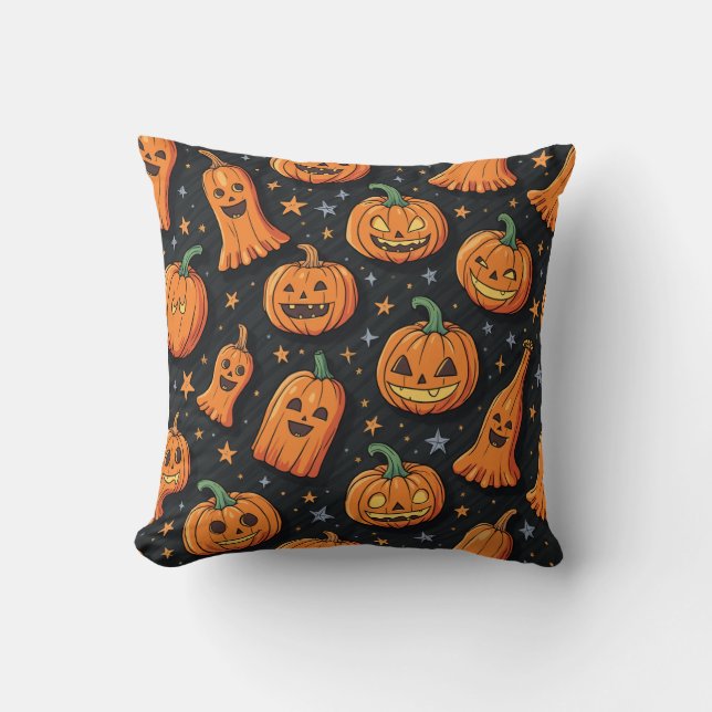 almofada de travesseiro de halloween (Frente)
