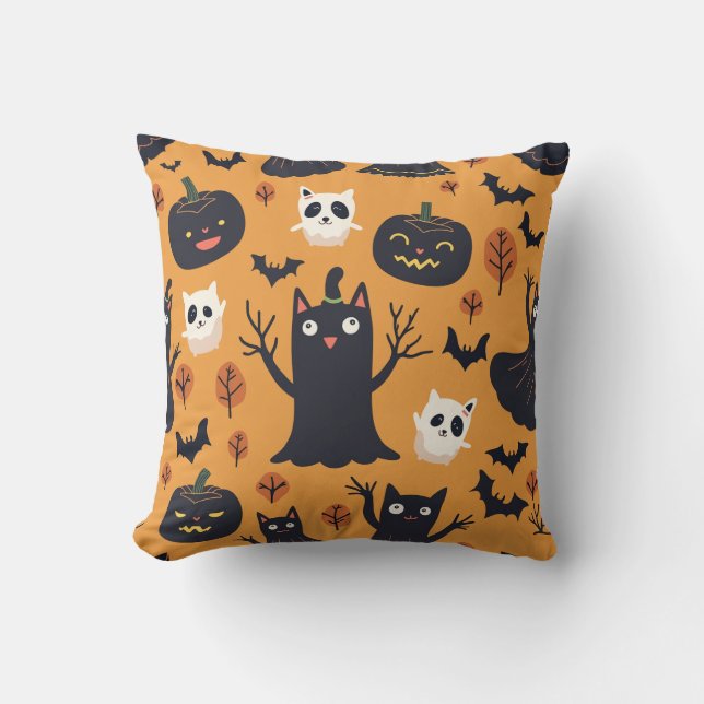 Almofada de travesseiro de Halloween (Frente)