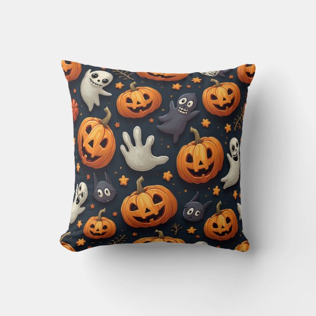 almofada de travesseiro de halloween (Frente)