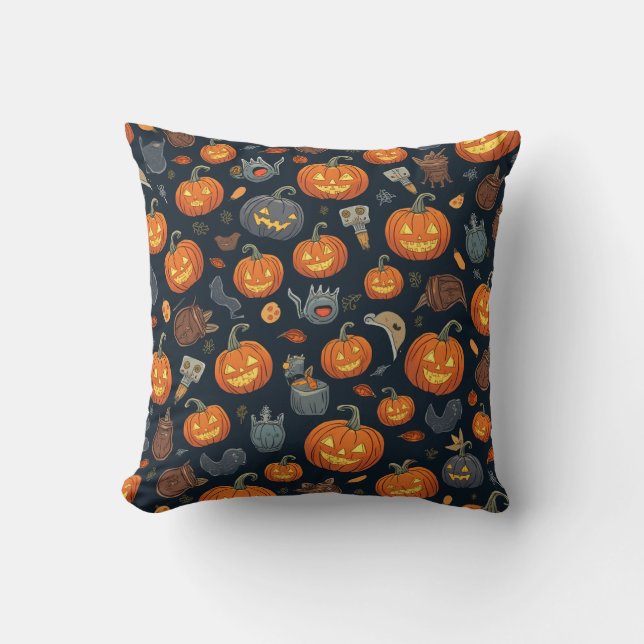 Almofada de travesseiro de Halloween (Frente)