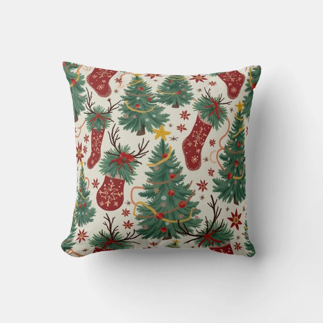 almofada de travesseiro de natal (Frente)