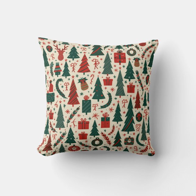 Almofada de travesseiro de Natal (Frente)
