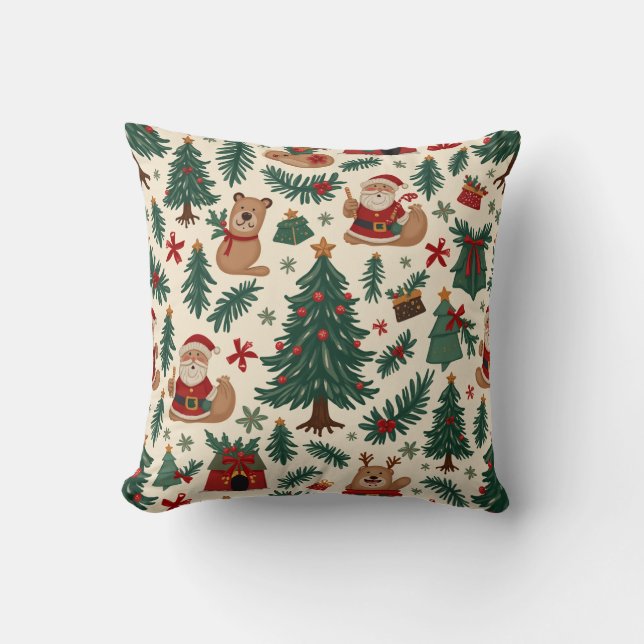 Almofada de travesseiro de Natal (Frente)