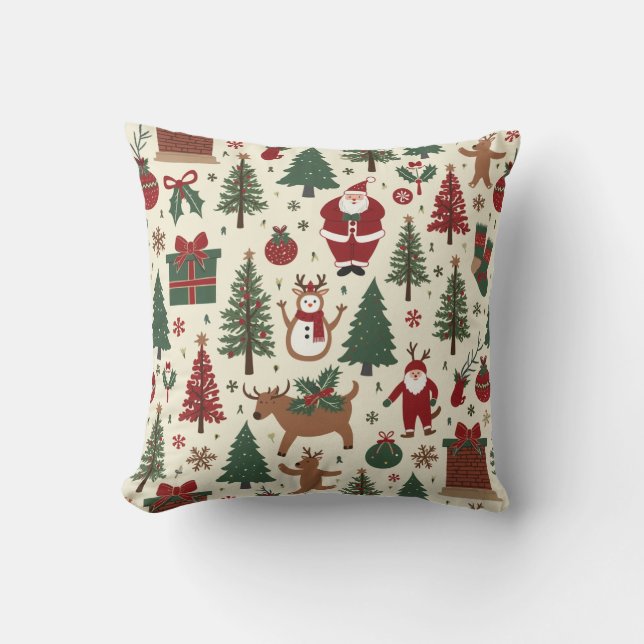 Almofada de travesseiro de Natal (Frente)