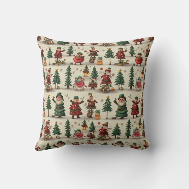 almofada de travesseiro de natal (Verso)