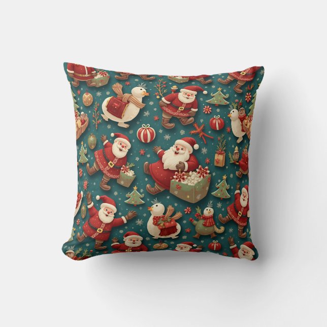 almofada de travesseiro de natal (Frente)
