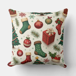 almofada de travesseiro de natal