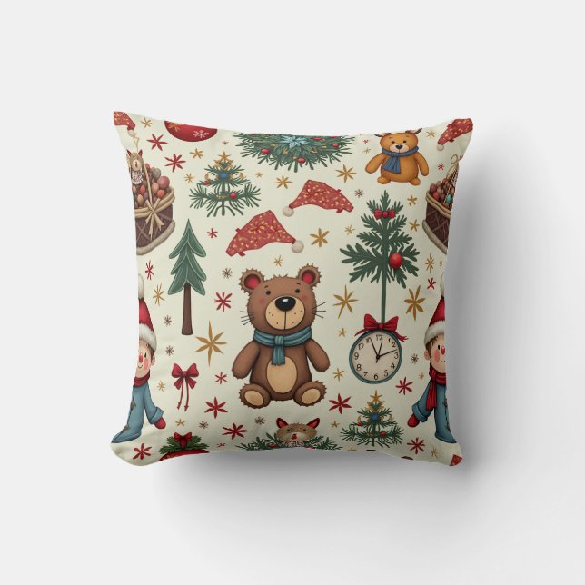 Almofada de travesseiro de Natal (Frente)