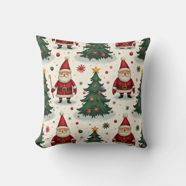 almofada de travesseiro de natal giro (Frente)