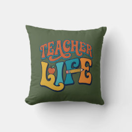 Almofada De volta às aulas. Vida de professor.