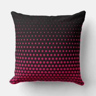 Almofada Debian Red Bolinhas Modern Black