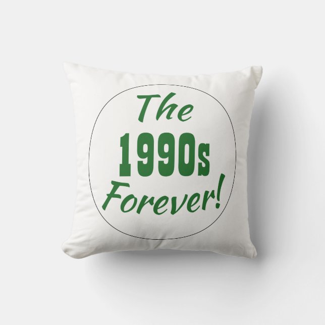 Almofada Década Retro Divertida dos Anos 90 (Frente)