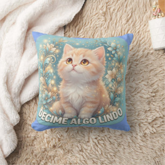 Almofada Decime Algo Lindo Cute Cat Baby Bodysuit - Pastel