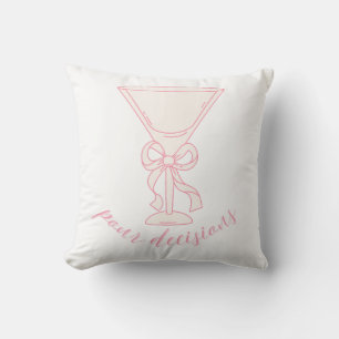 Almofada Decisões de Bebida Design de Copo de Martini   Fof