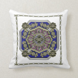 Almofada Deco de Arte Asiática (Jeweled tradicional)