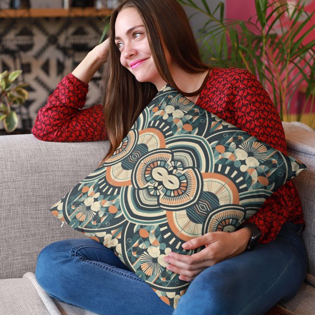 Almofada Deco de Arte Escandinava (Criador carregado)