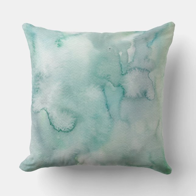 Almofada Decor Costeiro do Travesseiro Verde Azul (Frente)