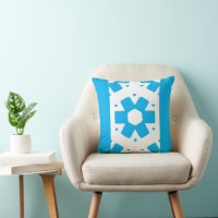 Decor de Flor Azul Céu Mínimo