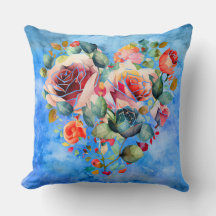 Decor de moda de mármore azul com flor do coração