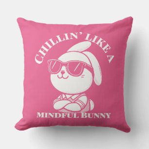 Almofada Decor de Relaxação do Modo de Enchimento Zen Bunny