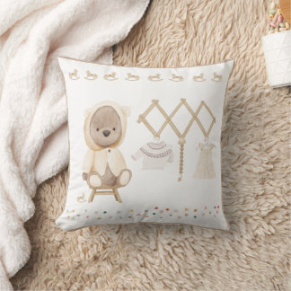 Almofada Decor de Urso do Urso de Corante Aquoso