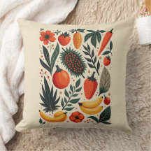 Decoração Botânica de Frutas Cottagecore Estética