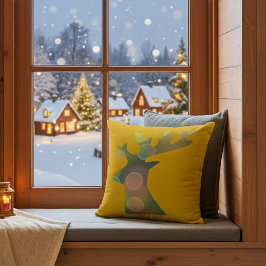 Almofada Decoração da Cabeça de Névoa de Natal Elegante