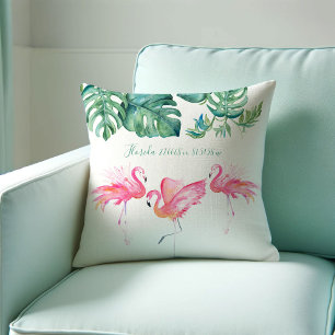 Almofada Decoração da Sala de Moradia da Flamingo, Rosa, Fl