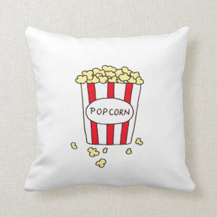 Almofada Decoração da Sala de TV de Cinema Popcorn