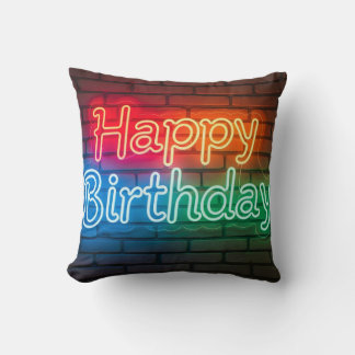 Almofada Decoração de aniversário feliz