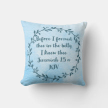 Decoração de Berçário Cristã - Jeremias 1:5 a