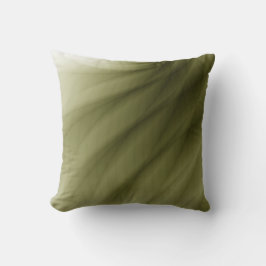 Almofada Decoração de Casa Artística Abstrata Verde Oliva
