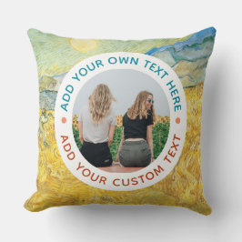 Almofada Decoração de Casa com Foto e Texto Personalizados