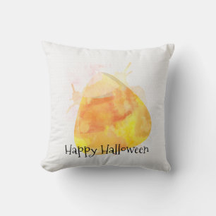 Almofada Decoração de Casa de Halloween com Candy Corn em A