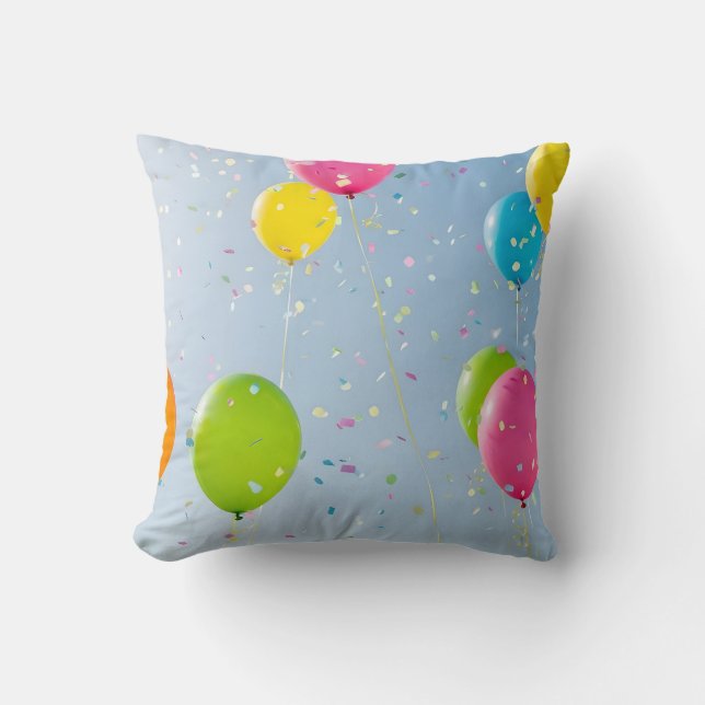 Almofada decoração de celebração de aniversário feliz (Frente)